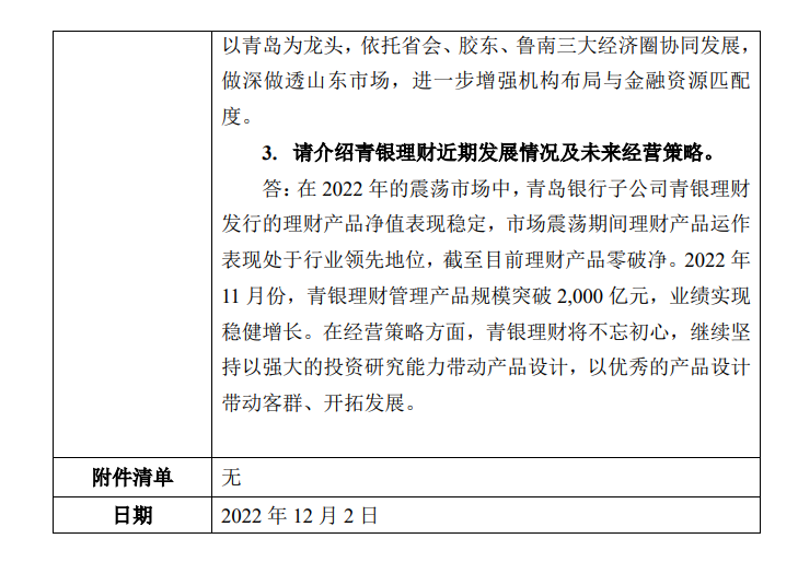  “0破净”神话的背后：青岛银行年内两度因理财产品相互交易调节收益被罚 